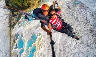 Paragliding in Pamukkale