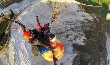 Paragliding in Pamukkale