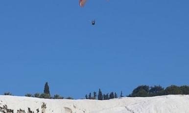 Paragliding in Pamukkale