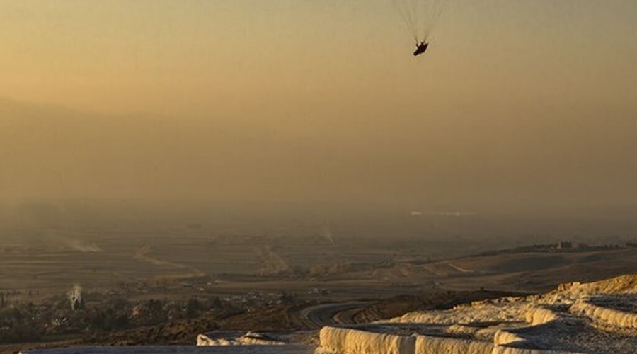 Paragliding in Pamukkale