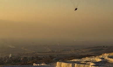 Paragliding in Pamukkale