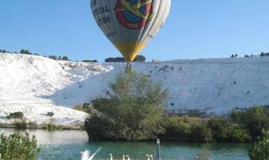 Daily Pamukkale Hot Air Balloon Flights