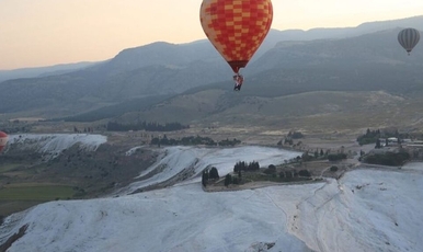 Daily Pamukkale Hot Air Balloon Flights