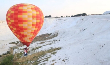 Daily Pamukkale Hot Air Balloon Flights