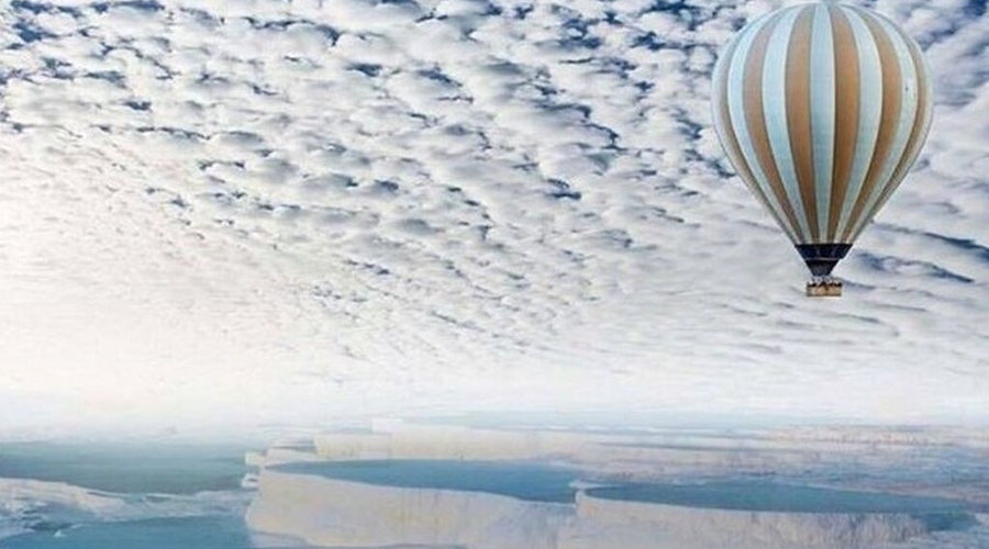 Daily Pamukkale Hot Air Balloon Flights