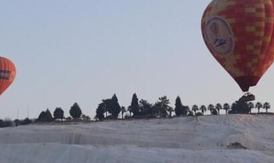 Daily Pamukkale Hot Air Balloon Flights